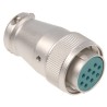 JAE Circular Connector 10 Contacts Miniature Cable Plug Female Threaded SRCN Series SRCN6A21-10S