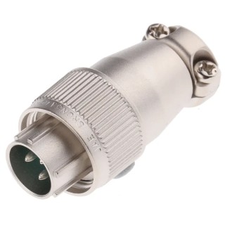 JAE Circular Connector Miniature Cable Plug 3 Contacts Male Threaded SRCN6A13-3P