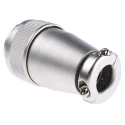 JAE Circular Connector, 10 Contacts, Cable Mount, Miniature Size, Plug Male, Threaded Mating, Aluminium Alloy SRCN6A21-10P