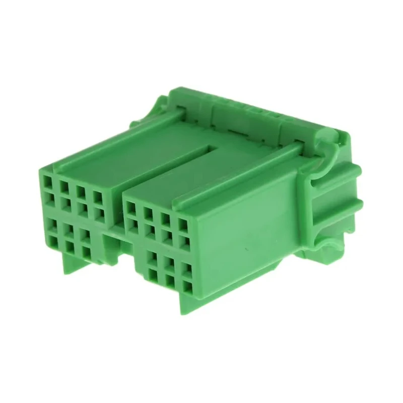 JAE Automotive Connector Female Green Cable 14 Way Crimp Termination IL-AG5-14S-D3C1-A