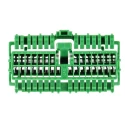 JAE IL-AG5 Series Automotive Connector Female Yellow Cable 30 Way Crimp Termination IL-AG5-30S-D3C1