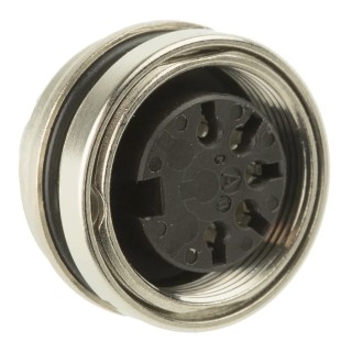 Amphenol Industrial signalmate C091 5 Pole Straight M16 DIN Panel Mount Socket 5A 100V IP67 C091 31G105 100 2