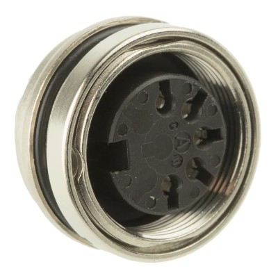 Amphenol Industrial signalmate C091 5 Pole Straight M16 DIN Panel Mount Socket 5A 100V IP67 C091 31G105 100 2