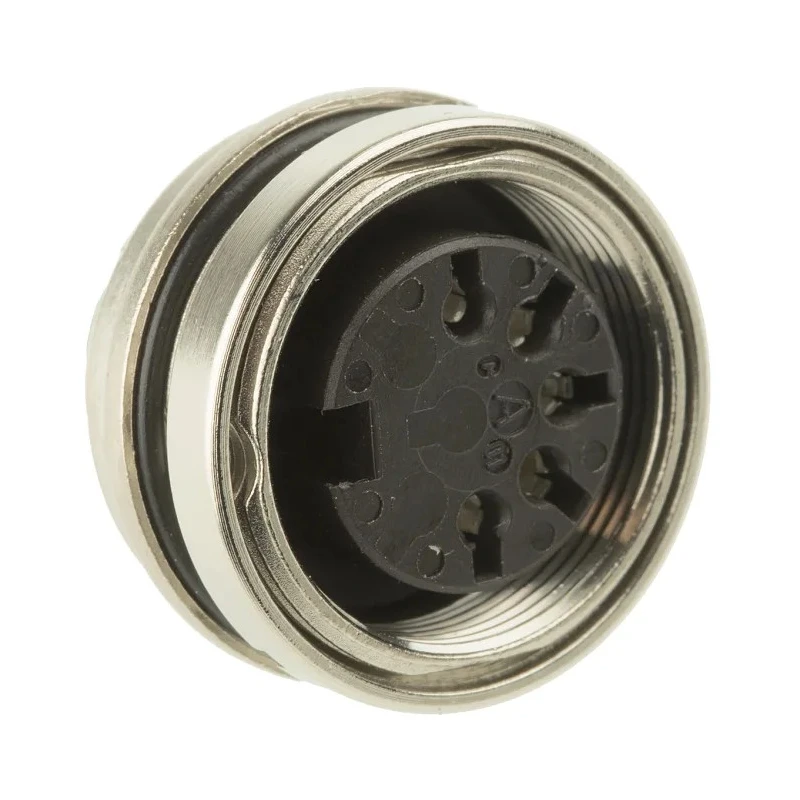Amphenol Industrial signalmate C091 5 Pole Straight M16 DIN Panel Mount Socket 5A 100V IP67 C091 31G105 100 2