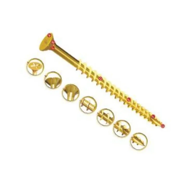 UNIFIX VORTEX Pozidriv Double Countersunk Steel Wood Screw Zinc Yellow Waxed 3.5 mm Thread 16 mm Length ZZV60219CE