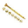 UNIFIX VORTEX Pozidriv Double Countersunk Steel Wood Screw Zinc Yellow Waxed 3.5 mm Thread 16 mm Length ZZV60219CE