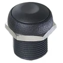APEM IR Series Momentary Push Button Switch, Panel Mount, Black Actuator, 14.8 mm Cutout, SPST, IP67, Model IRR3S422
