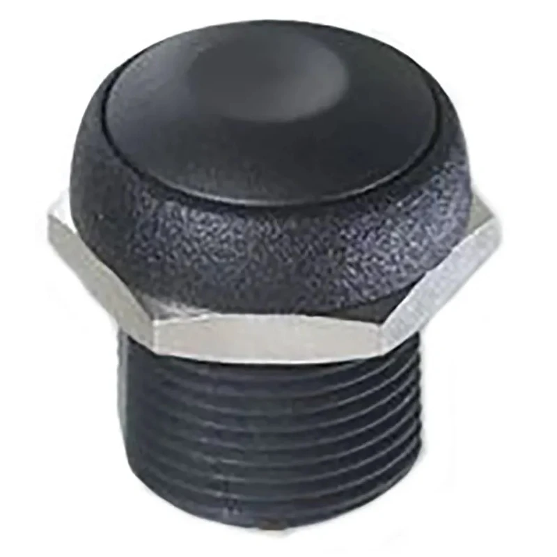 APEM IR Series Momentary Push Button Switch, Panel Mount, Black Actuator, 14.8 mm Cutout, SPST, IP67, Model IRR3S422