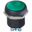 APEM IR Series Push Button Switch, Momentary, Panel Mount, Red Actuator, 14.8 mm Cutout, SPST, IP67, 48V DC 250V AC IRR3V262