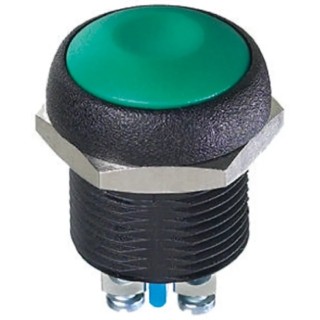 APEM IR Series Push Button Switch, Momentary, Panel Mount, Red Actuator, 14.8 mm Cutout, SPST, IP67, 48V DC 250V AC IRR3V262