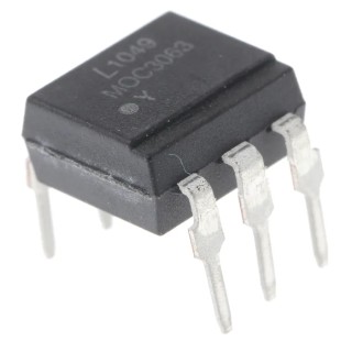 Lite-On Through Hole Optocoupler 6-Pin PDIP Triac Output MOC3063