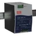 MEAN WELL TDR Switched Mode DIN Rail Power Supply 24V DC Output, 20A, 480W, AC/DC Input, 3 Phase TDR-480-24