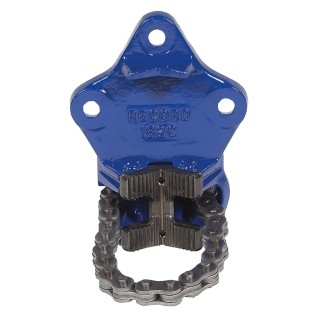 Irwin Chain Pipe Vice with 100 mm Jaw Opening, Bolt Mount, Durable S.G. Ductile Iron Body T182C