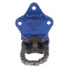 Irwin Chain Pipe Vice with 100 mm Jaw Opening, Bolt Mount, Durable S.G. Ductile Iron Body T182C