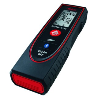 Leica Laser Measure 60 m Range ±1.5 mm Accuracy Bluetooth Smart LCD Display D110
