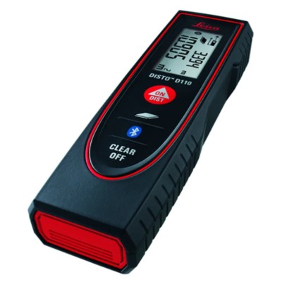 Leica Laser Measure 60 m Range ±1.5 mm Accuracy Bluetooth Smart LCD Display D110
