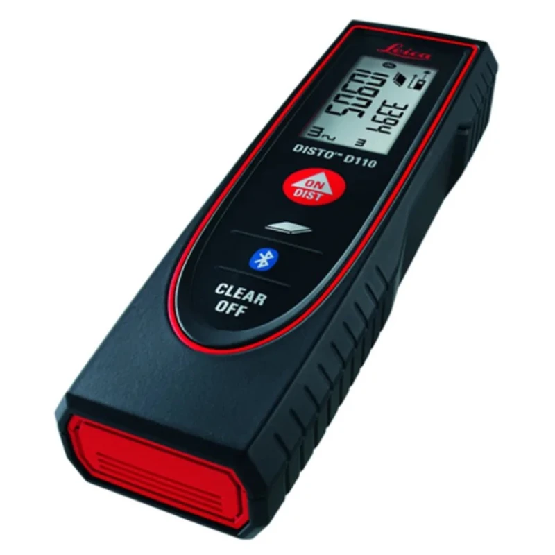 Leica Laser Measure 60 m Range ±1.5 mm Accuracy Bluetooth Smart LCD Display D110