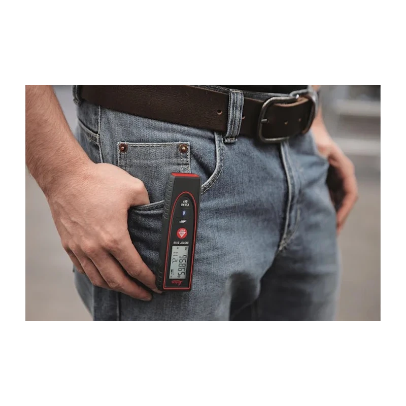 Leica Laser Measure 60 m Range ±1.5 mm Accuracy Bluetooth Smart LCD Display D110