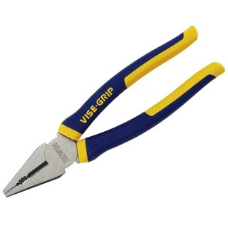 Irwin Chrome Nickel Steel Combination Plier Smooth Jaw 35mm, 200mm Overall Length, ESD Safe 10505876