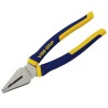 Irwin Chrome Nickel Steel Combination Plier Smooth Jaw 35mm, 200mm Overall Length, ESD Safe 10505876