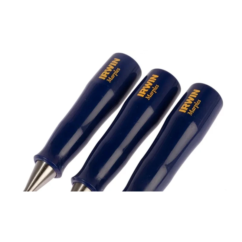 Irwin 3 Piece Steel Bevel Edge Chisel Set, 25 mm Blade Width TM444S3