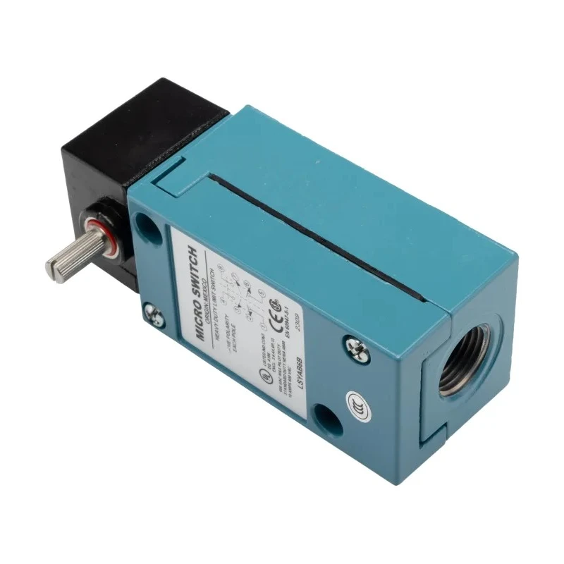 Honeywell Technologies HDLS Series Plunger Limit Switch, SPDT Contact, IP65 IP66 IP67 Die Cast Zinc Housing, 600V LSYAB6B