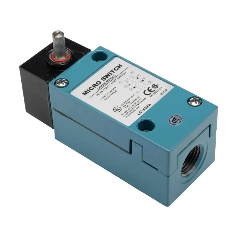 Honeywell Technologies HDLS Series Plunger Limit Switch, SPDT Contact, IP65 IP66 IP67 Die Cast Zinc Housing, 600V LSYAB6B