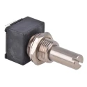 Bourns Optical Incremental Encoder 5V DC, 8 PPR, Quadrature Signal, Slotted Shaft 6.35 mm, Panel Mount EM14