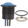 APEM IA Series Push Button Switch, Momentary, Panel Mount, 16.2 mm Cutout, SPDT, IP67, 24 V dc IAR5F1100