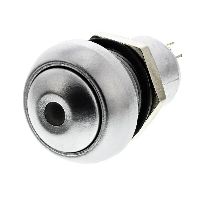 APEM IP Series Illuminated Push Button Switch, Latching, Panel Mount, 12.9 mm Cutout, SPST, Red LED, IP67, 24 IPR1SAD0LOS105