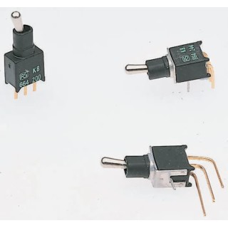 APEM Toggle Switch PCB Mount On-Off-On SPST Through Hole Terminal 24V dc 250V ac TL37P0050