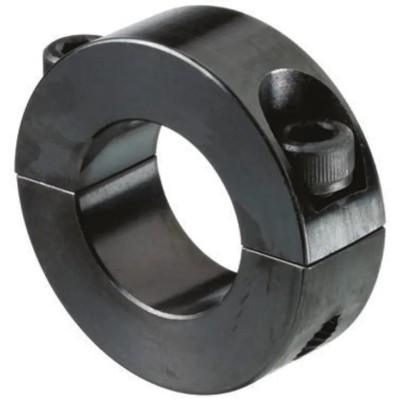 Huco Shaft Collar Two Piece Clamp Screw Steel Black Oxide Finish OD 48mm Width 15mm Model 046201028