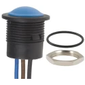 APEM IA Series Push Button Switch Momentary Panel Mount 16.2 mm Cutout SPDT IP67 24 V dc IAR5F1100