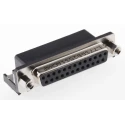 Amphenol Communications Solutions D-Sub Connector 25 Way Right Angle Through Hole Thermoplastic Housing Gold Plated L77SD