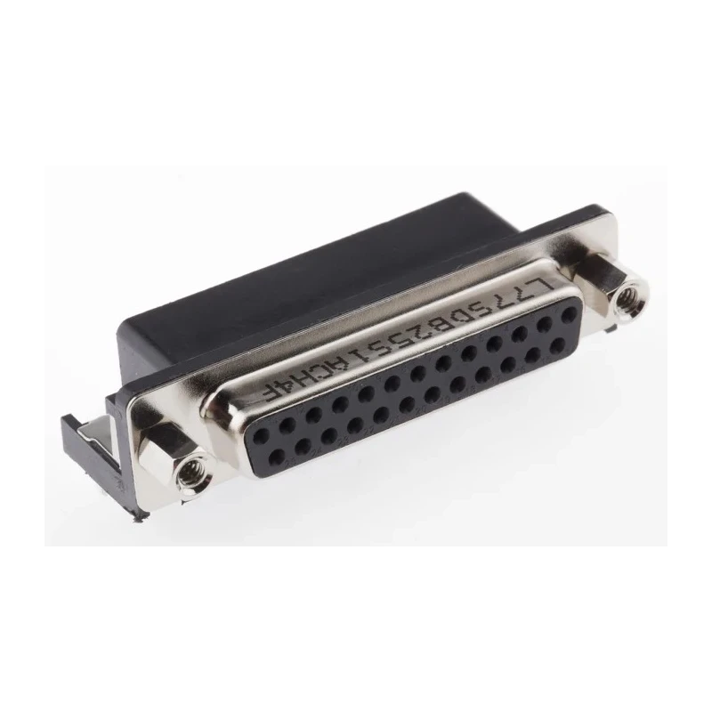 Amphenol Communications Solutions D-Sub Connector 25 Way Right Angle Through Hole Thermoplastic Housing Gold Plated L77SD
