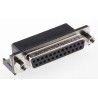 Amphenol Communications Solutions D-Sub Connector 25 Way Right Angle Through Hole Thermoplastic Housing Gold Plated L77SD