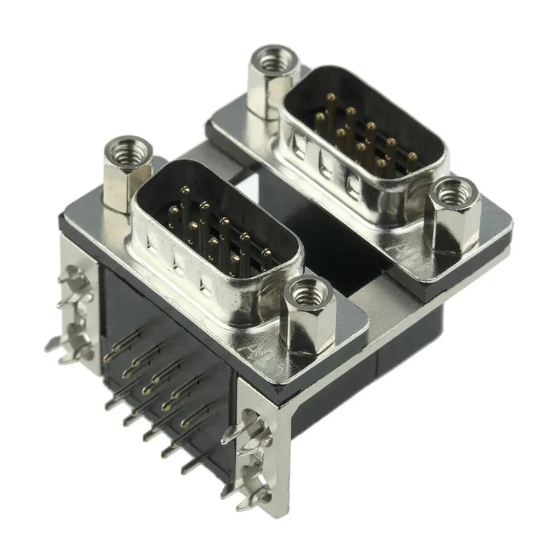 Amphenol Communications Solutions L17H Right Angle 2.77 mm Pitch Through Hole D-Sub Connector, with 4 to 40 UNC L17H2110131