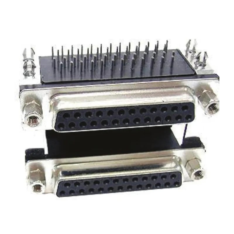 Amphenol Communications Solutions 25 Way Right Angle 2.77 mm Pitch Through Hole D-Sub Connector 4 to 40 UNC L17H2660131