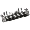 Amphenol Communications Solutions 5 Way Right Angle Front D-Sub Connector with 4 to 40 UNC Screw Lock L77TW