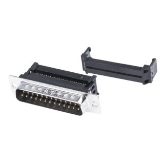 Amphenol Communications Solutions DFR 25 Way Right Angle 2.77 mm Pitch Cable D-Sub Connector Male L17DBFRA25P