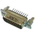 Amphenol Communications Solutions High Density 26 Way Straight Through Hole D-Sub Connector with 4 to 40 UNC Threaded L717HD
