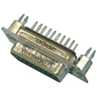 Amphenol Communications Solutions D-Sub Connector 44 Way Female Straight Through Hole, Thermoplastic Housing 250V L77HD