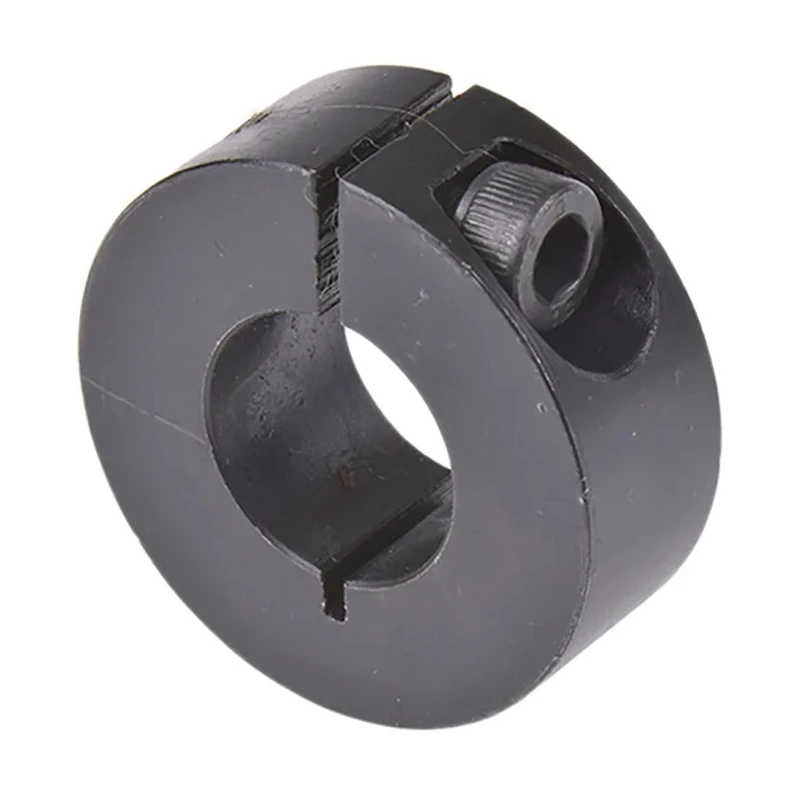 Huco Shaft Collar One Piece Clamp Screw Steel Black Oxide Finish Bore 16mm OD 34mm Width 13mm 046101016