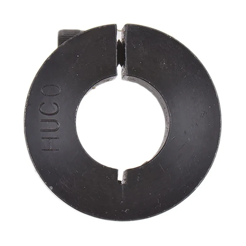 Huco Shaft Collar One Piece Clamp Screw Steel Black Oxide Finish Bore 16mm OD 34mm Width 13mm 046101016