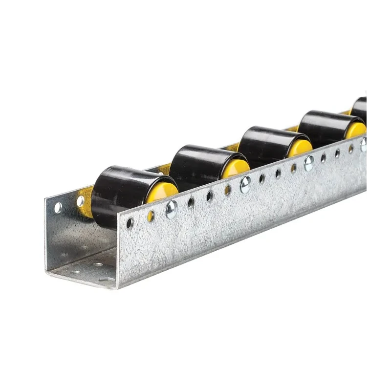 Interroll Heavy Duty Roller Track 50 mm Diameter, 51.3 mm Width, 962 mm Length BU50(9WHEELS)