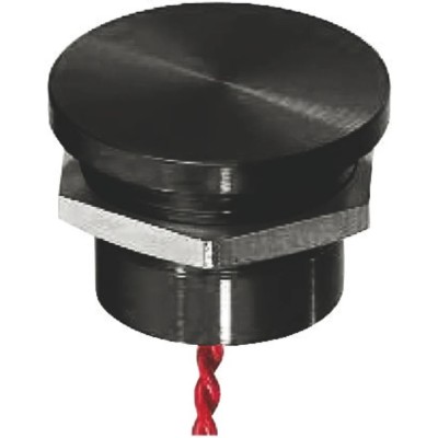 APEM Piezo Switch Latching IP68 Wire 200mA 24V ac/dc Operating -40°C to 75°C 