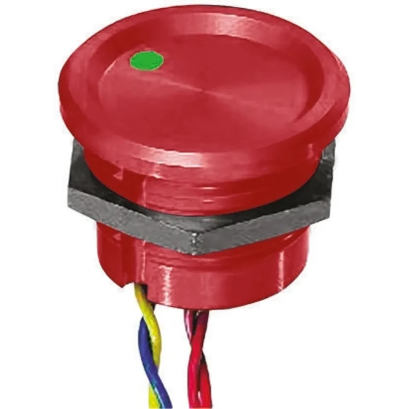 APEM Illuminated Momentary Piezo Switch, SPST, IP68 Wire, 200mA, 75°C Max, -40°C Min 