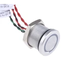 APEM Illuminated Momentary Piezo Switch, SPST, IP68 Flying Lead, 200mA, -40 to 75 °C 