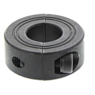 Huco Shaft Collar, Two Piece, Clamp Screw, OD 34 mm, Width 13 mm, Steel 046201016