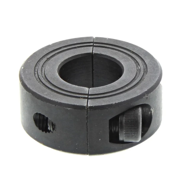 Huco Shaft Collar, Two Piece, Clamp Screw, OD 34 mm, Width 13 mm, Steel 046201016